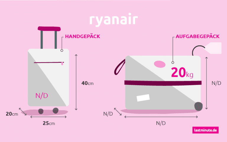 Ryanair Handgepäck Maße 2021 : Gepackrichtlinie Von Ryanair Service